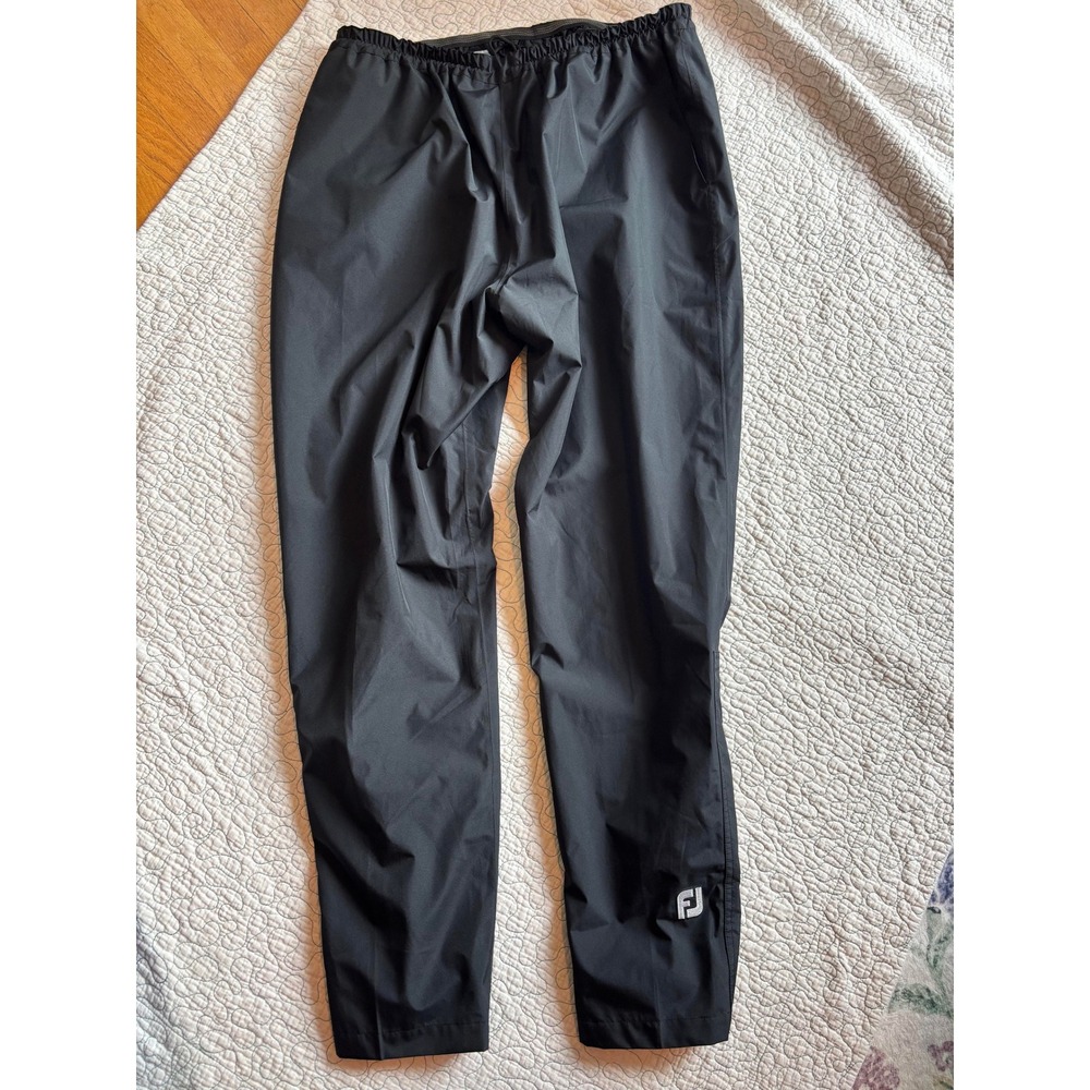 FootJoy DryJoys Mens 2XL‎ Black Waterproof Golf Rain Pants NWOT